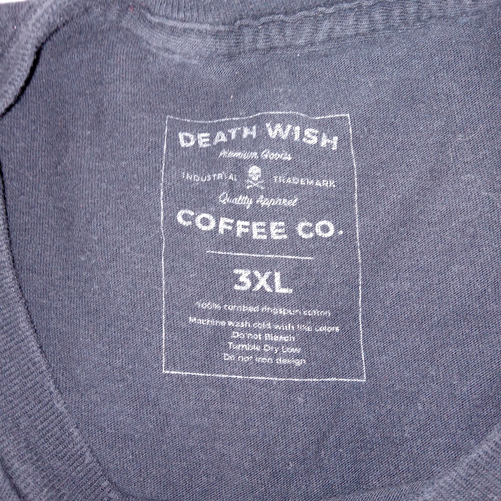 Death Wish Coffee Shirt Mens 3XL Master Of Vitality T Shirt EUC - Picture 8 of 8